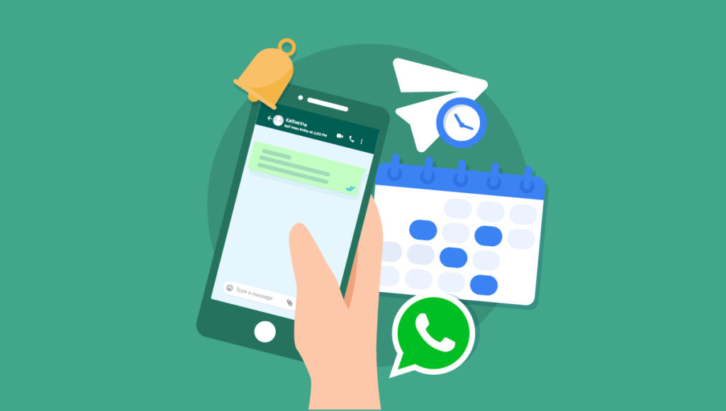 Can you schedule WhatsApp messages to your customers?