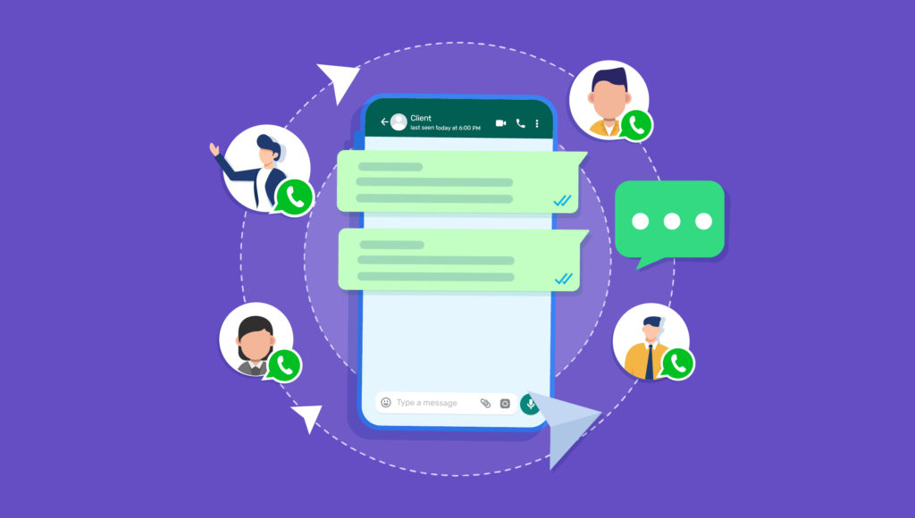 How to send WhatsApp bulk messages without boradcast