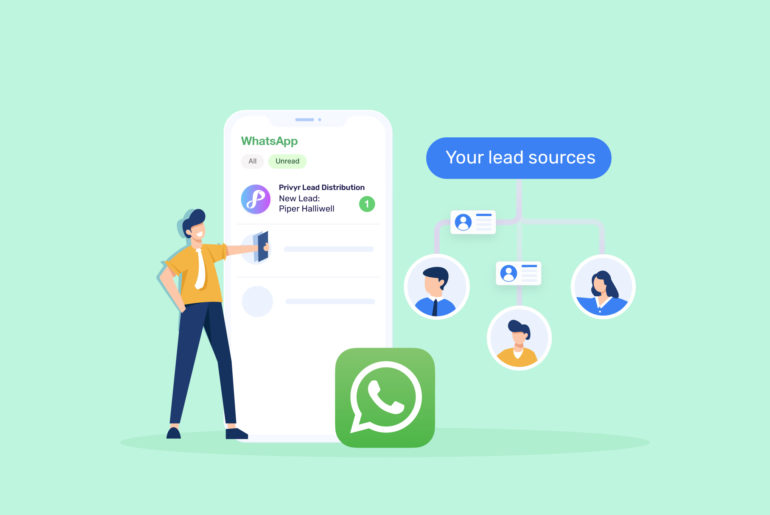 WhatsApp lead distribution