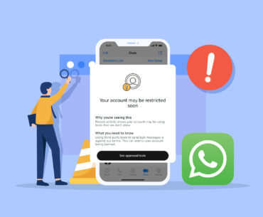 Your account may be restricted soon WhatsApp