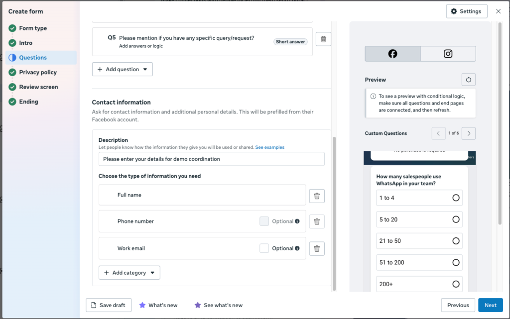 Ads manager Facebook