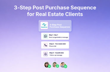 post purchase sequence for real estate clients