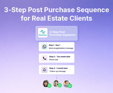 post purchase sequence for real estate clients