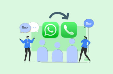 How to move WhatsApp message to calls