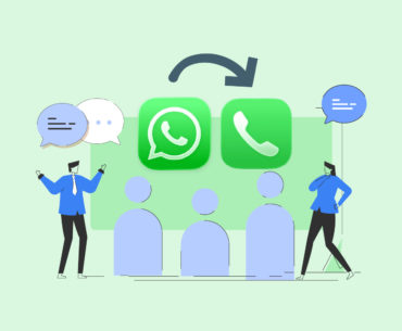 How to move WhatsApp message to calls
